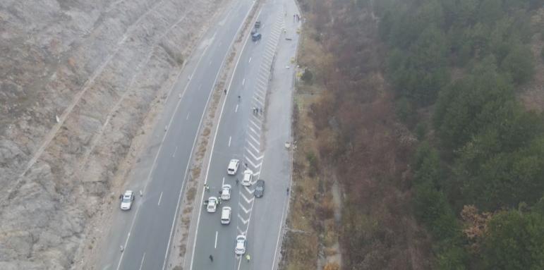 Дрон на БТВ над мястото на трагедията на Струма